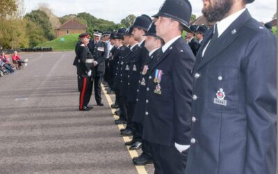 Presentation of The Queen’s Award for Voluntary Service to the Kent Police Special Constabulary, 18th October, 2014.