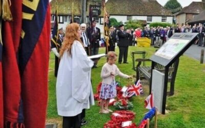 Unveiling of new War Memorial in Denton, 27th July, 2016