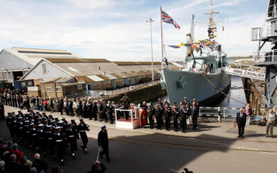 70th Anniversary of the Launch of HMS Cavalier, 5th April, 2014