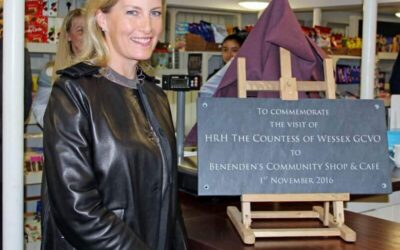 Countess of Wessex visits Benenden Community Shop, 1st November, 2016