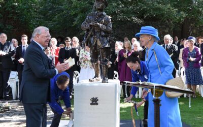 The Buffs Statue Unveiling by Queen Margrethe II of Denmark, 11th September, 2015
