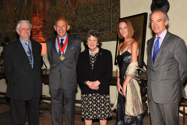 Left to right: Viscount De L'Isle, Lord-Lieutenant of Kent; Mr David Brazier, Chairman of KCC; Viscountess De L'Isle; Ms Claire Pearsall; Mr Richard Oldfield, Vice-Lord-Lieutenant of Kent. (c) Barry Duffield DL.