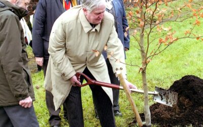 Charing presented with a Jubilee Tree by a Deputy Lieutenant, 27th November, 2012