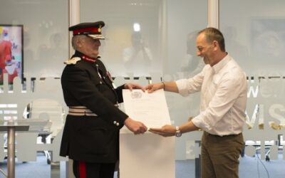 Queen’s Award for Export presented to Marco Limited, 15th September, 2014
