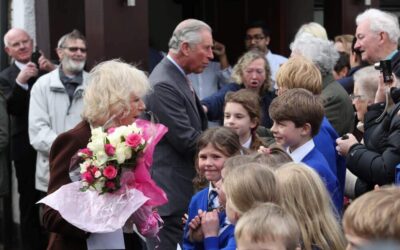 TRH The Prince of Wales and The Duchess of Cornwall visit Yalding, 19th March, 2014