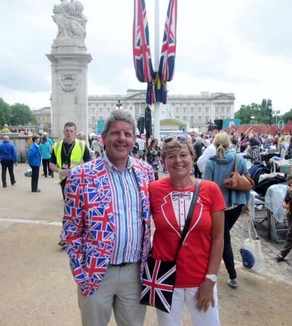 Steve Thomas, Trustee of Wealden Sailability, with his wife Carol.