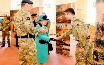 HM The Queen’s visit to the Royal Engineers, Brompton Barracks,13th October, 2016