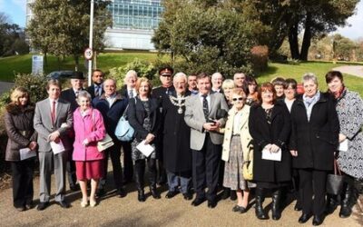 Unveiling of WWI Centenary VC Paving Slab for Corporal William Cotter VC (1882-1916), 6th March 2016