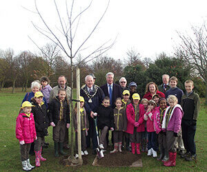 Swanley Tree Planting Ceremony to mark The Queen’s Diamond Jubilee, 26th November, 2011