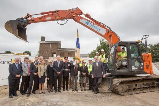 Guests present at the site of the Abbeyfield Larkfield Groundbreaking Ceremony. (c)Manu Palomeque.