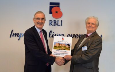 Lord-Lieutenant visits RBLI Village, Aylesford