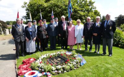 Unveiling of RAF 100 plaque, Tunbridge Wells , 14th July, 2018