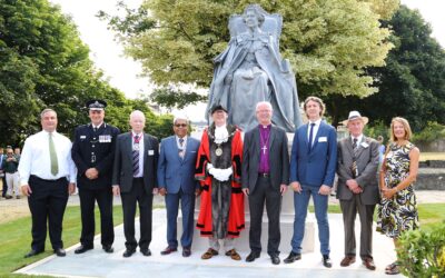 Her Majesty Queen Elizabeth II Statue Unveiling, Gravesend, 26th July 2018