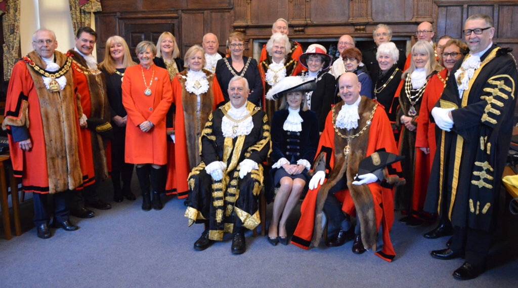 Civic Dignatories pictured at the Lord-Lieutenant's Civic Service. (c) Rob Berry