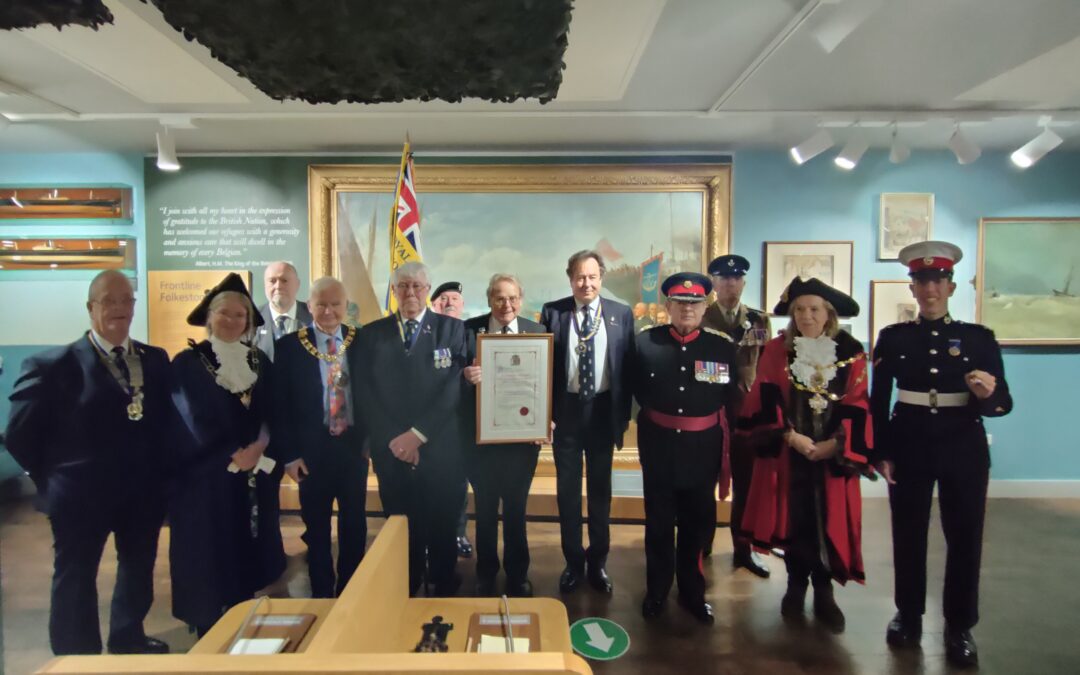 FREEDOM OF ENTRY TO THE TOWN OF FOLKESTONE TO RBL CHERITON AND MOREHALL