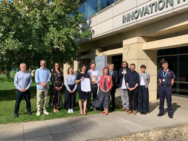 Lord-Lieutenant Presents King’s Award for Enterprise to Scitegrity Ltd