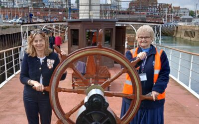 Lord-Lieutenant Becomes Patron of the Medway Queen